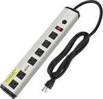 Cccei Heavy Duty Power Strip Surge Protector 20 Amp, High Industrial Shop Ga. Fixed Price $54.64.