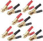 5PAIR Alligator Clips Electrical, 50A 3.1INCH Heavy Duty Insulated Pure Copper. Fixed Price $26.97.