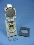 Leviton Nema 6-15P Flanged Inlet Plug Weather Resistant Cover 15A 250V 15678-CWP. Fixed Price $23.74.