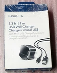 Insignia 3.3FT/1M Micro-usb Wall Charger (black) NS-AC1U2M-C. Fixed Price $10.88.