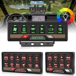 Universal 6/12 Gang Switch Panel On-off Led Light Bar Circuit Control Box 12/24V. Fixed Price $116.99.