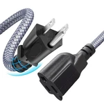 10FT 3M 18AWG Power Extension Cord Nylon Braided Nema 515P To 515R Pc Cable. Fixed Price $22.97.
