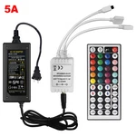 44KEY Ir Controller+power Supply Adapter For 2835 3528 5050 Rgb Led Strip Lights. Fixed Price $14.99.