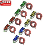 8PCS Dc Voltage Display Mini Digital Voltmeter 0.28" Wire 2.5V-30V Blue/y. Fixed Price $14.63.