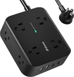 Power Strip Surge Protector - Flat Plug, Wall Mount, 8 Wide Outlets With 4 Usb. Fixed Price $20.92.