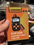 Konnwei KW208 12V 100- 2000CCA Car Battery Tester Load Cranking Charging. Fixed Price $21.84.