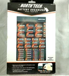 Battery Organizer And Tester North Tech Store 53 Batteries Nos. Fixed Price $9.34.