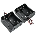 2-PACK Slot Cell Battery Holder 3V Size Case Box With Wire Leads. Fixed Price $10.56.