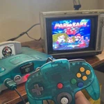 Vintage Panasonic Color Pilot Tv 7" CT-7711A Portable Retro Video Gaming Crt. Fixed Price $280.00.