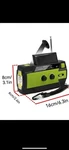 Emergency-radio,puiuisoul 4000MAH Weather Radios With Hand Crank & Solar Chargin. Fixed Price $59.99.