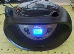 Hplay Black GC-04 Portable Cd Player Boombox With Digital Tuning Am Fm. Fixed Price $25.00.