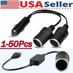 Dual Car Cigarette Lighter Splitter Charger Lot Socket Adapter 12V Auto Outlet. Fixed Price $194.62.