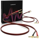 Ucinnovate Pack 14 Awg Copper Speaker Wire With Banana Plugs, 2X 2M Hifi Of.... Fixed Price $35.52.