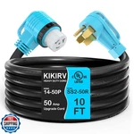 Kikirv Feet 50 Amp Rv/generator Cord, Ul Listed, 100% Copper Wire, Newly. Fixed Price $98.99.