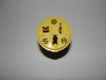 Cooper Wiring Devices 4509, Commercial Grade 2-POLE Cord Plug, Yellow. Fixed Price $8.49.