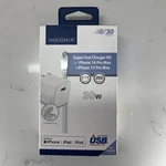 Insignia 30W Usb-c Super-fast Charge Kit For Iphone 14 Pro Max,. Fixed Price $18.99.