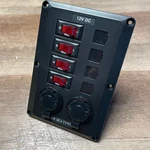 Blue Sea Bs 4351 Under Deck Control Panels Switches 2X 12V Socket. Fixed Price $80.10.