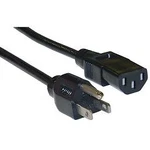 Cablewholesale 10W1-01206 Computer-monitor Power Cord Black Nema 5-15P C13. Fixed Price $21.10.