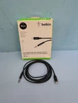 Belkin 3.5 Mm Audio Aux Cable With Connector 6FT Black AV10172BT06-BLK. Fixed Price $17.99.