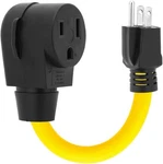 Nema 5-15P To 6-50R Female Adapter Cord,household Plug Yellow+black. Fixed Price $28.17.