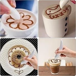 Electric Latte Art Pen, White Spice Coffee Decorating For & Food Diy. Fixed Price $34.00.