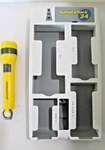 Battery Rack Brand -34 Organizer Built-in Tester Holds W/flashlight. Fixed Price $19.99.