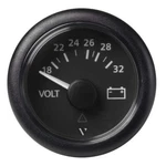 Veratron 52MM (2-1/16") Viewline Voltmeter 18-32V Black Dial Bezel A2C5951245. Fixed Price $87.97.