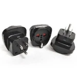 Orei GP-95 Schuko European To Usa Grounded Plug Adapter 3 Pack. Fixed Price $8.95.