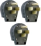 3867CC5 30A/50A 125/250V Dual Power Range Dryer Angle Plugs - Pack Of. Fixed Price $87.63.