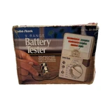 Vintage Radioshack 9-RANGE Analog Battery Tester Portable 22-090. Fixed Price $24.95.