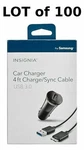 100 Bulk Lot Micro-usb 3.0 Car Charger 4FT Sync Cable For Galaxy S5 External Hdd. Fixed Price $47.45.