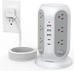 Tower Power Strip With Individual Switches, Surge Protector 12 Outlets, 5. Fixed Price $43.99.