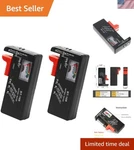 Battery Tester 2 Pack Compact Universal Check Tool. Fixed Price $12.22.