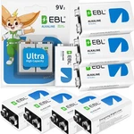 Ebl Alkaline Battery 6LR61 9VOLT Exp 10 Years Bulk Pricing Lot. Fixed Price $15.89.