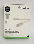 Belkin - Mixit 4FT Metallic Lightning To Usb Cable Gold. Fixed Price $18.99.