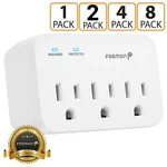 Fosmon 3 Outlet Surge Protector Multi Plug Wall Adapter Tap 1200J Etl Listed. Fixed Price $31.99.