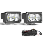 2X 3" Sport White Driving Spot Ditch Led Light Cube Pods Fog Lamp W/harness Kit. Fixed Price $43.95.