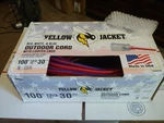 100' 12/3 Yellow Jacket Extension Cord Light End Sjtw Heavy Duty Usa Made 2885. Fixed Price $103.33.