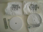 (4) Texas Fluorescents HC-301-NPF Ft Non-power Feed White Box Cover. Fixed Price $19.98.