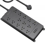 Trond Power Strip Surge Protector 10 Ft Cord, 4000 Joules, Etl Listed, 13 Wid.... Fixed Price $54.00.