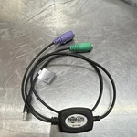 Tripp Lite Usb To PS/2 Converter Adapter Cable B015-000 For Keyboard Mouse. Fixed Price $5.00.