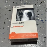 Just Wireless Usb Cable 5FT Black Micro 3.0 For Samsung Charging. Fixed Price $6.95.