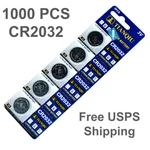 1000 Pcs Tianqiu CR2032 Lithium Battery 3V Button Cell Batteries Blister Card. Fixed Price $139.99.