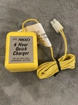 Nikko 1274 AEC-4190A, Nicad Rechargeable Batteries, Hour Quick Charger, Yellow. Fixed Price $8.00.