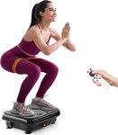 Tisscare Mini Vibration Plate Exercise Machine Cardio - Shake Black. Fixed Price $64.97.