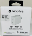 Mophie Speedport Usb 30W Fast Foldable Wall Charger For Iphone 16 15 14 New. Fixed Price $19.99.