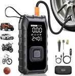 Tire Inflator Portable Air Compressor, 2X Faster Inflation Cordless. Fixed Price $153.01.