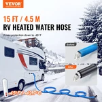 15FT Heated Water Hose For Rv -45 Antifreeze Drinking. Fixed Price $84.99.