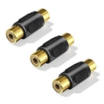 3 Pack Female Coupler Audio Video Connector For Speaker Cables. Fixed Price $11.27.