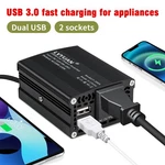 200W Power Inverter Dc 12V Ac 110V Car Converter With Type & Usb For Laptop. Fixed Price $9.99.